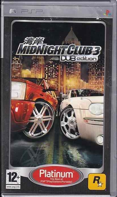 Midnight Club 3 DUB Edition - Platinum - PSP (B Grade) (Genbrug)